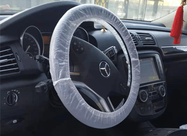 Car plastic steering wheel cover