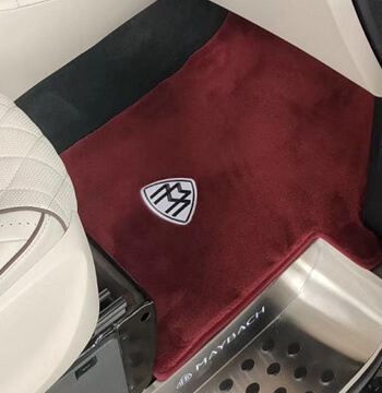 Cashmere carpet style car floor mats 18mm thick