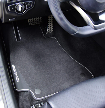 Nylon Carpet Style Car Floor Mats 15mm and 12mm Thickness