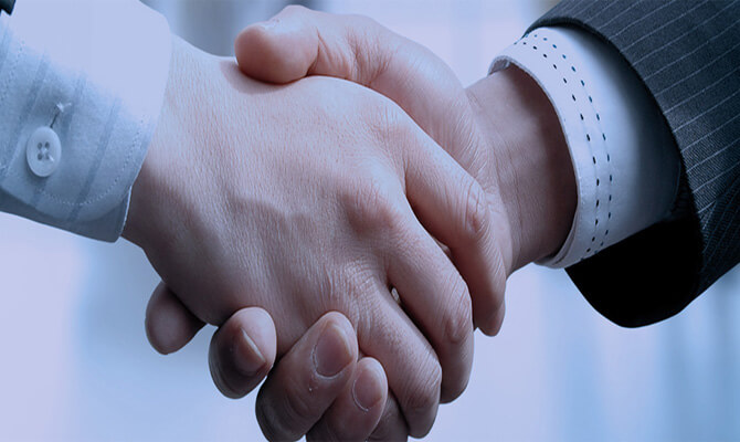 Handshake cooperation