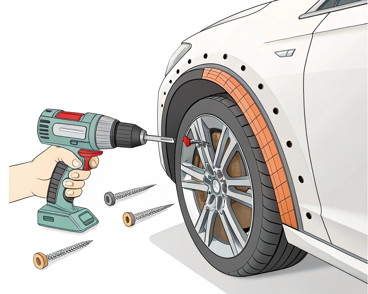 fender protector installation