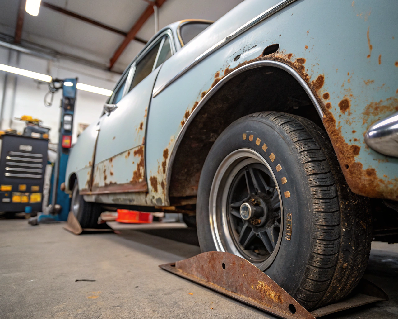 rusty fender