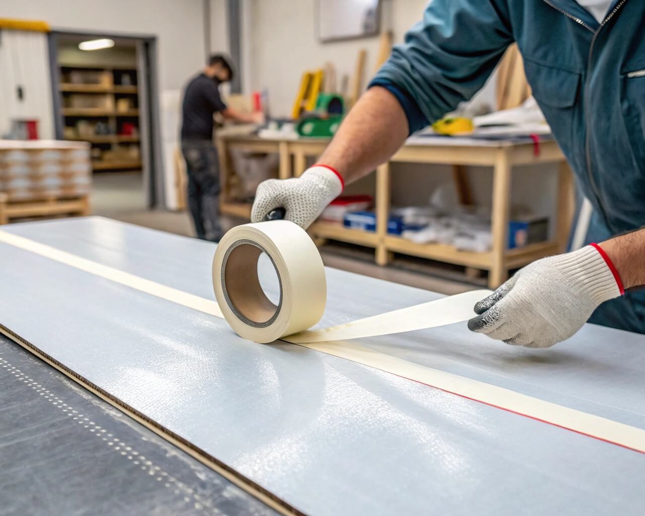 Masking Tape Application Timing