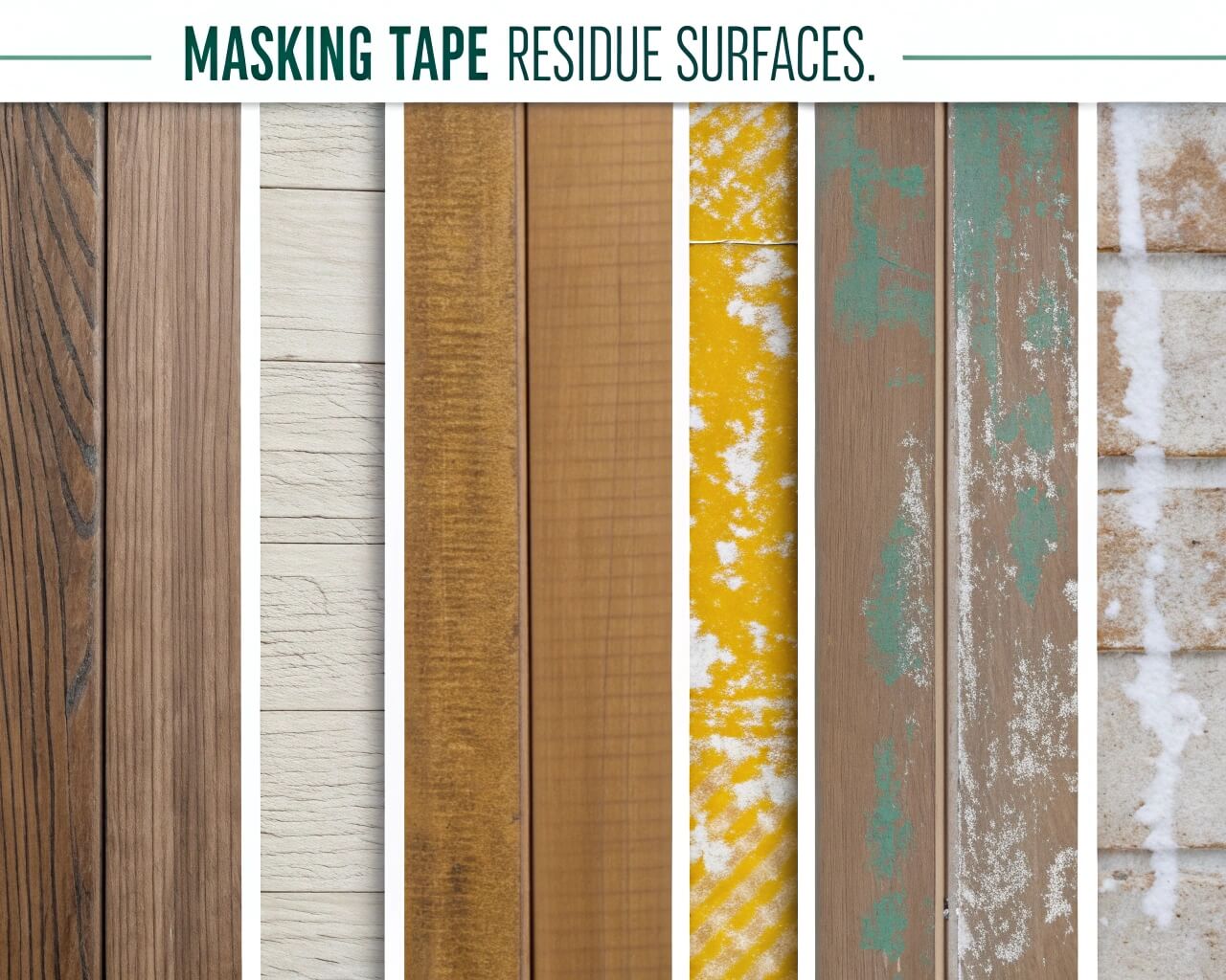 Masking Tape Residue Comparison