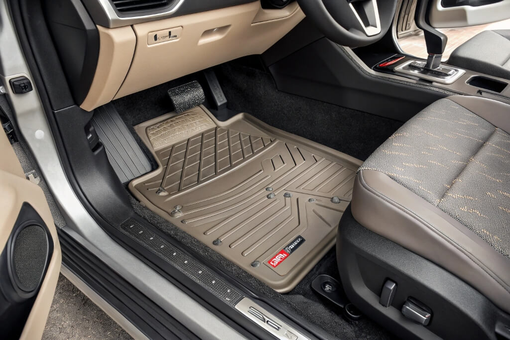 odor-free TPE floor liners protect car interior fast